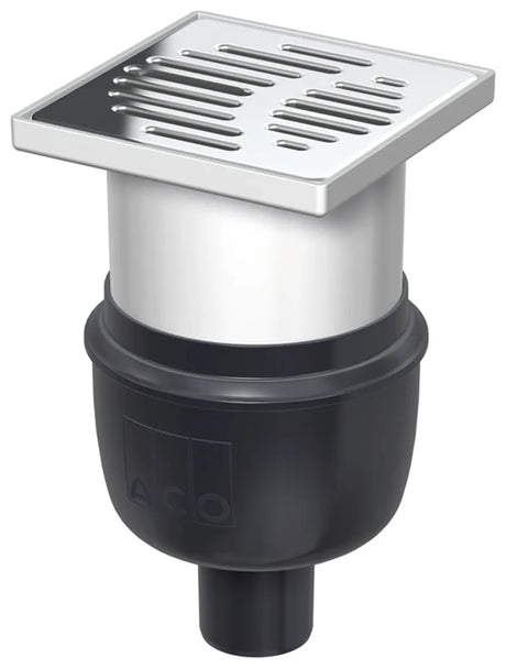 ACO Easyflow Bodenablauf DN50/150x150/90Grad/ 1,0l/s Kst/ K3/ Halter/ WS50, 2500.55.77
