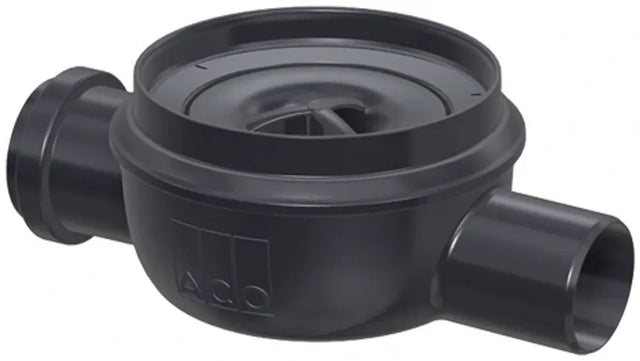 ACO Easy-Flow Bodenablauf Flatline/DN50/1,5Grad/0,8l/s Kst/ Halter./ WS30 seitlZulauf DN50, 2505.00.00