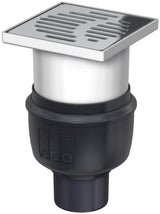 ACO Easy-Flow Bodenablauf DN70/150x150/90Grad/1,6l/s Kst/ K3/ Halter./ WS50, 2710.55.77