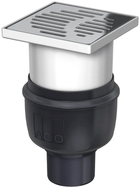 ACO Easy-Flow Bodenablauf DN70/150x150/90Grad/1,6l/s Kst/ K3/ Halter./ WS50, 2710.55.77
