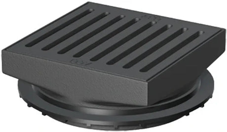 ACO Aufsatzstück Gusseisen 200x200/ H77/ L15/ epoxiert, 5084.83.00