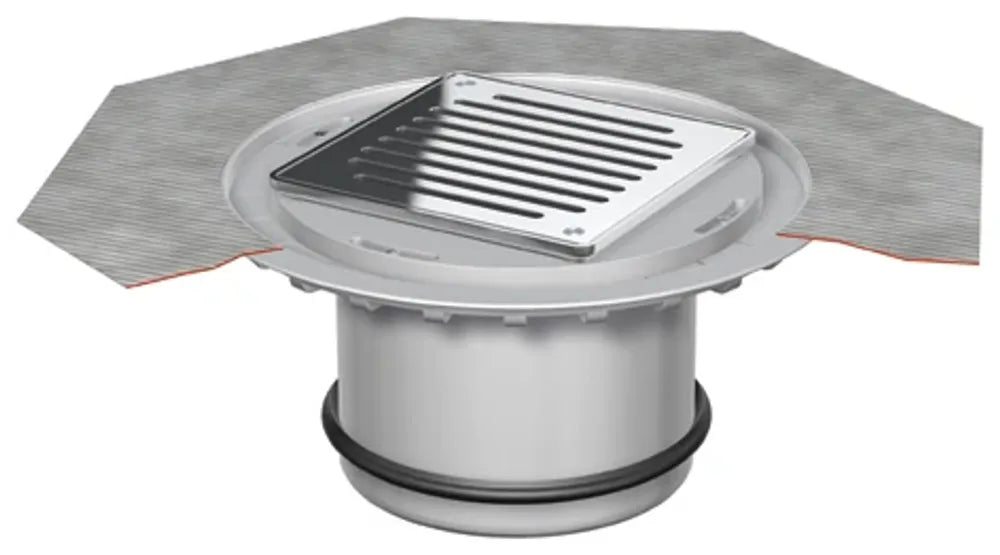 ACO Aufsatzstück AV-Selecta PP 196x196/ K3/ verlängert/Rost verschraubt, 5084.91.01