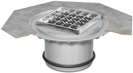 ACO Aufsatzstück AV-Selecta PP 196x196/ L15/ rutschh./mit Rost, 5084.97.00