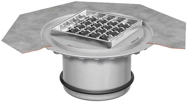 ACO Aufsatzstück AV-Selecta PP 196x196/ L15/ rutschh./mit Rost, 5084.97.00