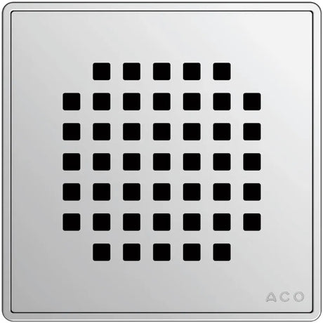 ACO ShowerDrain RostQuadrato 140x140mm Edelstahl, 5141.08.22