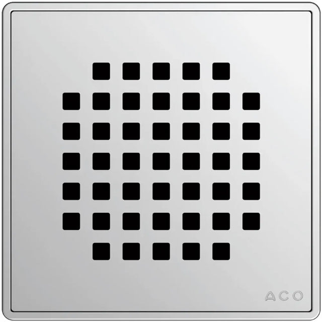 ACO ShowerDrain RostQuadrato 140x140mm Edelstahl, 5141.08.22