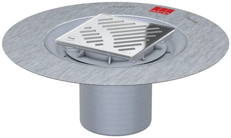 ACO Easy-Flow Aufsatzstück 149x149 ABS/Rahmen/Schlitzrost V2A verrie., 5141.30.00