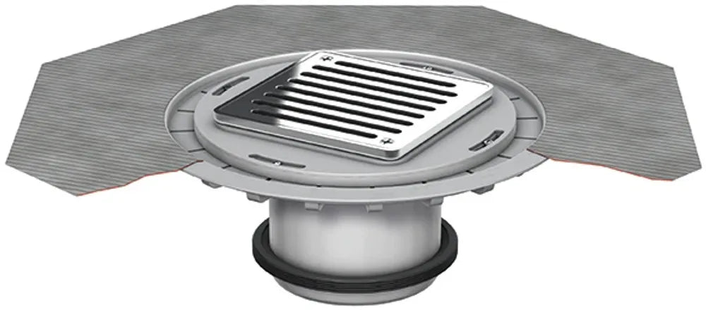ACO Aufsatzstück AV-Selecta 148x148/ K3/ PP/Rost V2A verschraubt, 5141.91.52