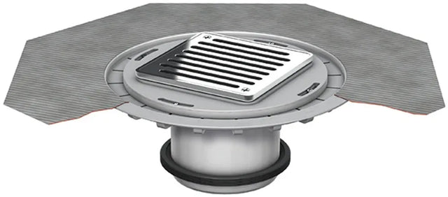 ACO Aufsatzstück AV-Selecta 148x148/ K3/ PP/Rost V2A verschraubt, 5141.91.52