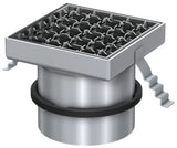 ACO Aufsatzstück Passavant 150x150/ L15 V2A/ rutschh./Rost lose eingelegt, 5141.92.22
