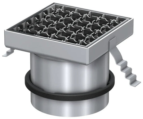 ACO Aufsatzstück Passavant 150x150/ M125/ V2A/ rutschh., 5141.93.22