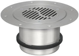 ACO Aufsatzstück Passavant D157/K3/V2A/ Klemmring/Schlitzrost rund, 5141.96.22
