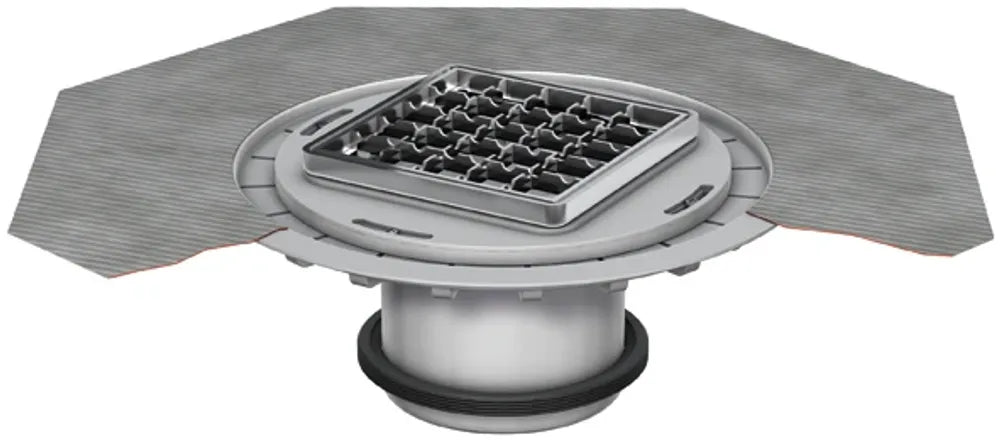 ACO Aufsatzstück AV-Selecta 150x150/L15 Kst./ rutschh./Rost V2a/ lose eingelegt, 5141.97.22
