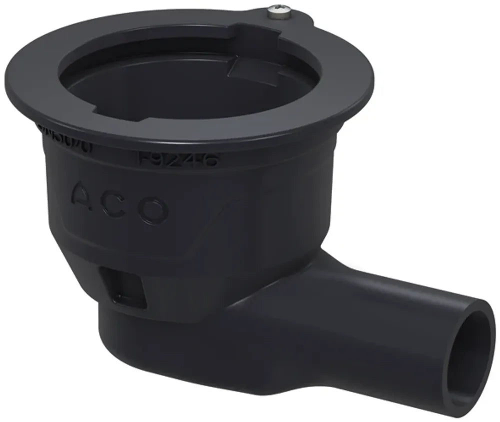 ACO Bodenablauf Passavant DN50 1,5 Grad/1,0l/s/Halter./ohne WS/Anstrich, 5149.30.20