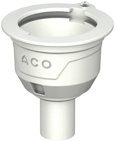 ACO Bodenablauf Passavant DN50 90 Grad/1,0l/s/ Halter./ohne WS/epoxiert, 5149.60.20