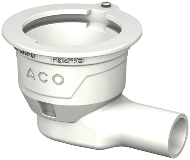 ACO Bodenablauf Passavant DN50 1,5 Grad/1,0l/s/Halter./ohne WS/epoxiert, 5149.80.20
