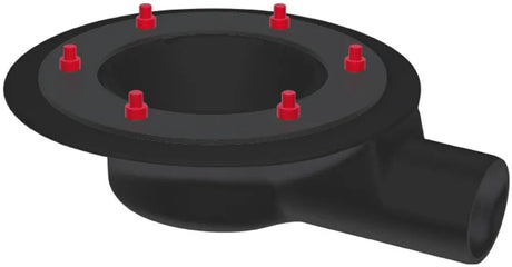 ACO Bodenablauf Wal-Selecta DN100 1,5Grad/2,0l/s/Pressfl./ohne WS/Anstrich, 5187.41.00