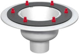 ACO Bodenablauf Wal-Selecta DN100 90 Grad/2,0l/s/Pressfl./ohne WS/epoxiert, 5187.70.00