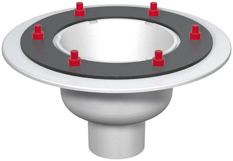 ACO Bodenablauf Wal-Selecta DN100 90 Grad/2,0l/s/Pressfl./ohne WS/epoxiert, 5187.70.00