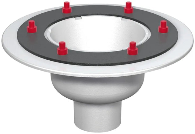 ACO Bodenablauf Wal-Selecta DN100 90 Grad/2,0l/s/Pressfl./ohne WS/epoxiert, 5187.70.00