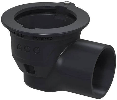 ACO Bodenablauf Passavant DN100/1,5 Grad/1,6l/s/Halter./Anstrich, 5569.20.20