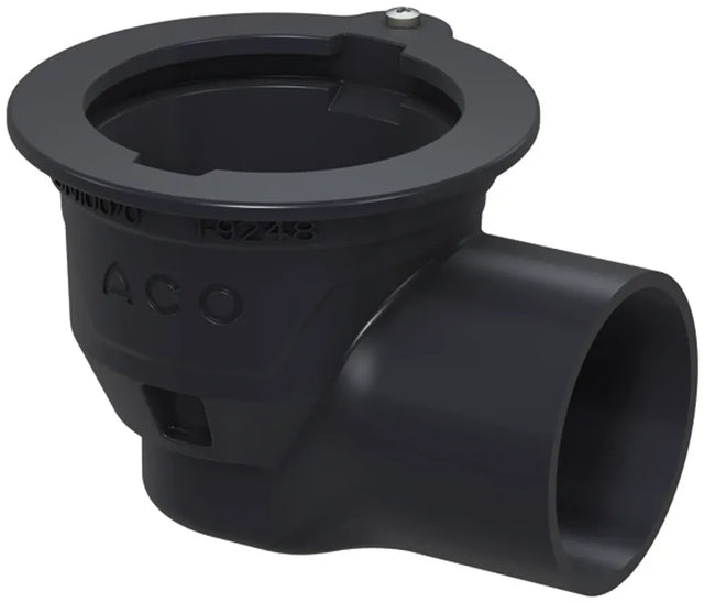 ACO Bodenablauf Passavant DN100/1,5 Grad/1,6l/s/Halter./Anstrich, 5569.20.20