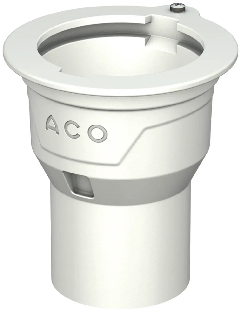 ACO Bodenablauf Passavant DN100/ 90 Grad/ 2,0l/s/Halter./epoxiert, 5569.60.20