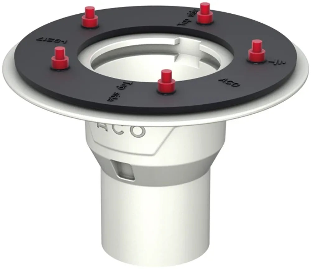 ACO Bodenablauf Passavant DN100/90 Grad/2,0l/s/Pressfl./epoxiert, 5571.60.20