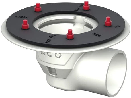 ACO Bodenablauf Passavant DN100/1,5 Grad/1,6l/s/Pressfl./epoxiert, 5571.90.20