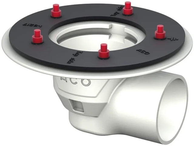 ACO Bodenablauf Passavant DN100/1,5 Grad/1,6l/s/Pressfl./epoxiert, 5571.90.20