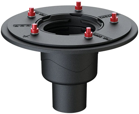 ACO Dachablauf Passavant Spin DN70/90Grad Guss Pressflansch, 7033.10.12