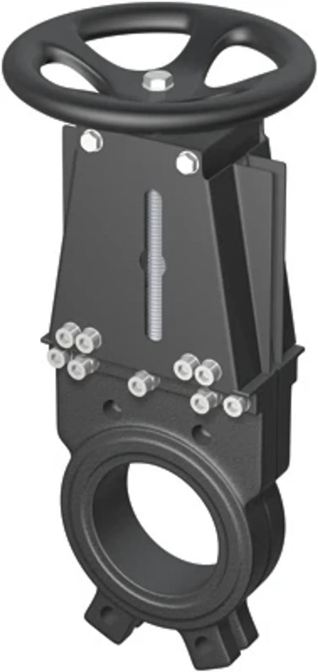 ACO Absperrschieber DN 150 mHandrad aus Gusseisen/Edelstahl, 7604.00.12
