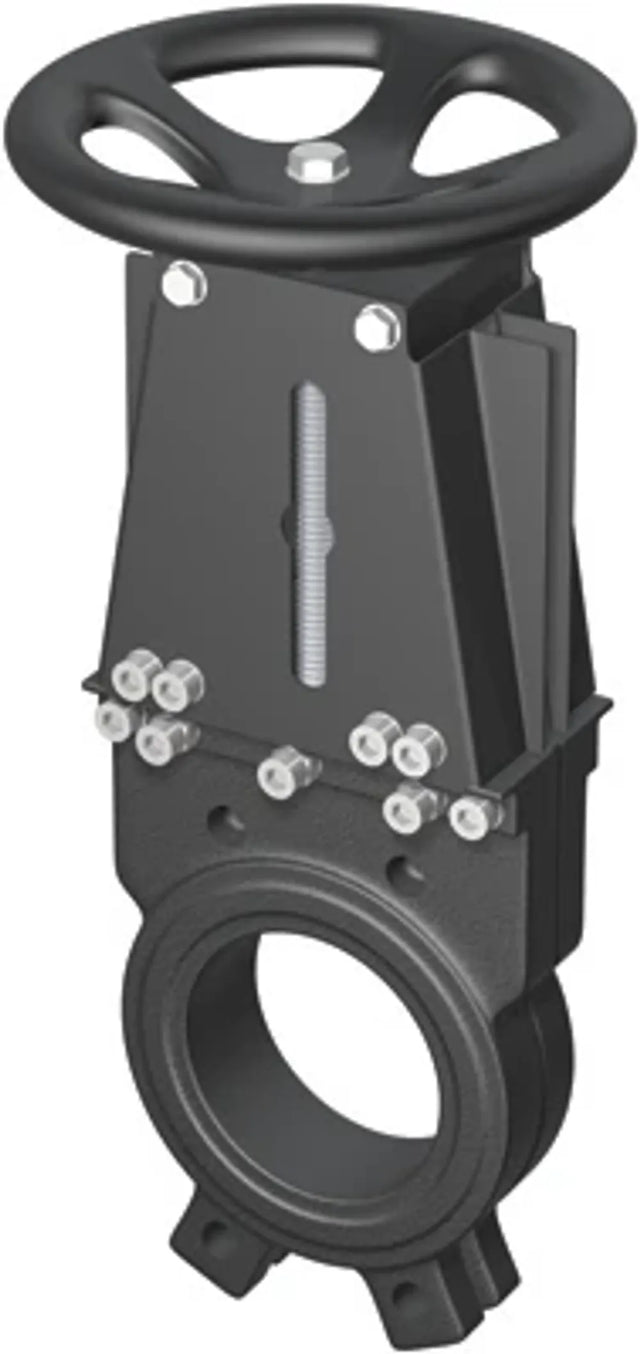 ACO Absperrschieber DN 150 mHandrad aus Gusseisen/Edelstahl, 7604.00.12