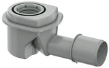 ACO ShowerDrain M Ablauf DN40/50 1,5Grad 0,5l/s WS50 Kunststoff PP, 9010.81.20