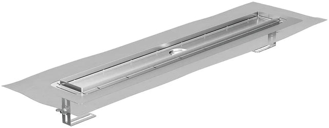 ACO ShowerDrain M+ Duschrinne 800x84mm ohne Ablauf FlhoriEdelstahl inklDichtmanschette, 9010.87.01
