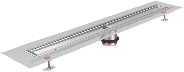 ACO ShowerDrain Public Rinne 1500x110/mit 1 Ablaufstutzen Fl.hori/inkl.Dichtmanschette, 9011.60.16