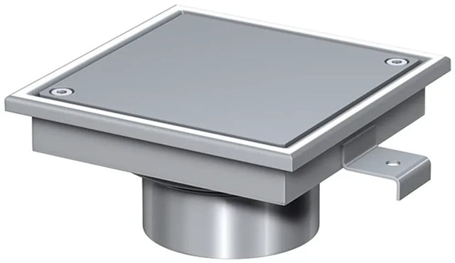 ACO Reinigungsverschl. FinorCR DN100 M125/90 Grad/ V2A/Deckel V2A verschraubt, 9288.10.00