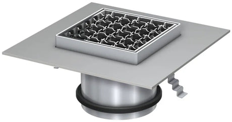 ACO Aufsatzstück 150x150/ M125 V2A/ rutschh./Rost V2A lose eingelegt, 9406.93.22