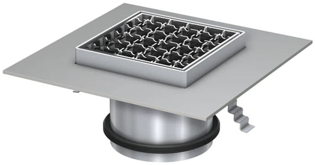 ACO Aufsatzstück 150x150/ M125 V2A/ rutschh./Rost V2A lose eingelegt, 9406.93.22