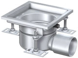 ACO Kompaktablauf Variant CR DN70/1,5 Grad/1,6l/s/ V2A/Rahmen 200x200, 9575.00.10