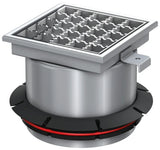 ACO Aufsatzstück Variant-CR 200x200/L15 V2A/rutschh./Gitterrost V2A lose eingel., 9519.40.92