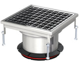 ACO Aufsatzstück Variant-CR 308x308/L15 V2A/rutschh./Gitterrost V2A lose eingel., 9519.50.92