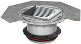 ACO Aufsatzstück AV-Selecta 196x196/ K3 Kst./Schlitzrost V2A verschraubt, 9519.60.91