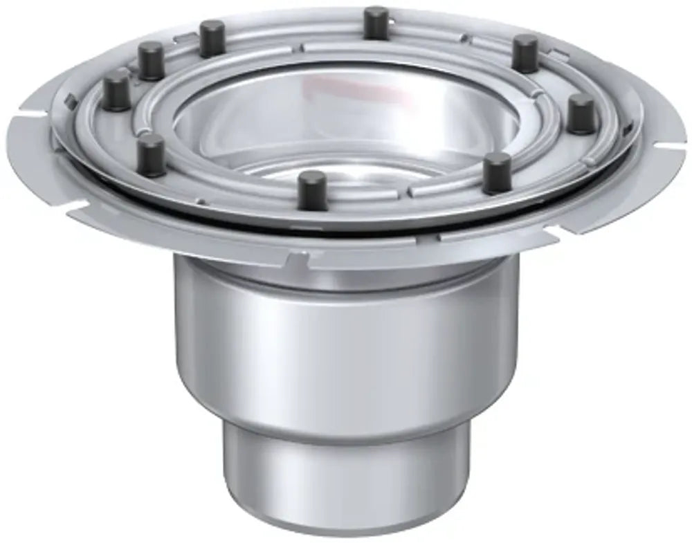 ACO Bodenablauf Variant-CR DN150/90Grad/4,0l/s/Pressflohne WS, 9559.20.00