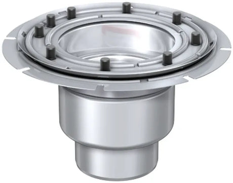 ACO Bodenablauf Variant-CR DN150/90Grad/4,0l/s/Pressflohne WS, 9559.20.00