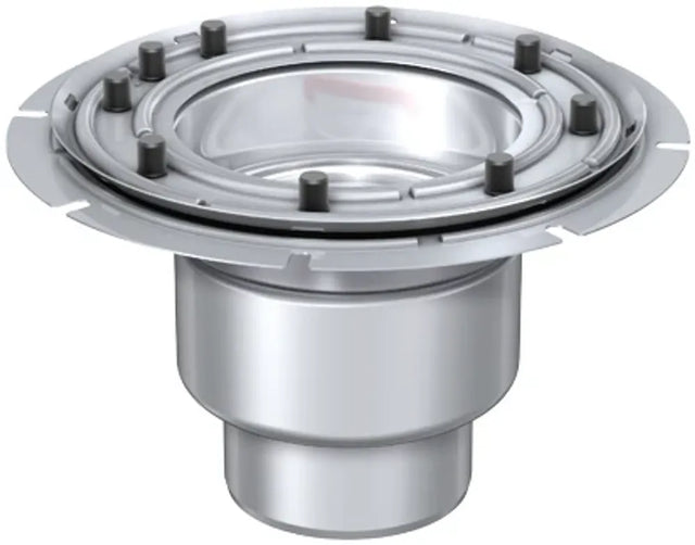 ACO Bodenablauf Variant-CR DN150/90Grad/4,0l/s/Pressflohne WS, 9559.20.00