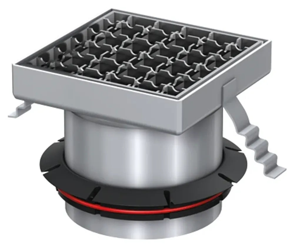 ACO Aufsatzstück Variant-CR 150x150/L15 V2A/rutschh./Gitterrost V2A lose eingel., 9579.40.92
