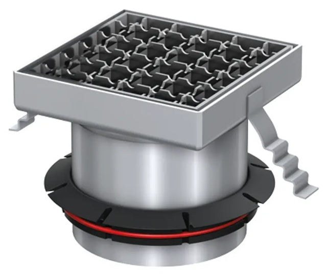 ACO Aufsatzstück Variant-CR 150x150/L15 V2A/rutschh./Gitterrost V2A lose eingel., 9579.40.92
