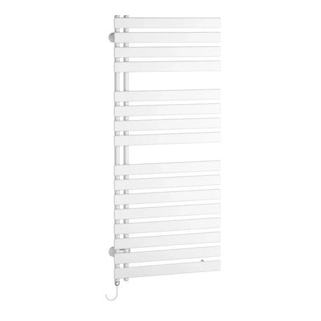 Kermi Credo Half flat Elektroheizkörper, 800 Watt, Regelung WWS, Ausführung links, 1834 mm x 600 mm (HxL), weiß, EAE1A18600101XK
