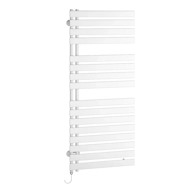 Kermi Credo Half flat Elektroheizkörper, 800 Watt, Regelung WWS, Ausführung links, 1834 mm x 600 mm (HxL), weiß, EAE1A18600101XK